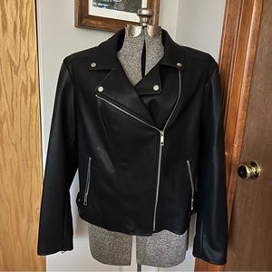 Faux Leather Jacket NWT